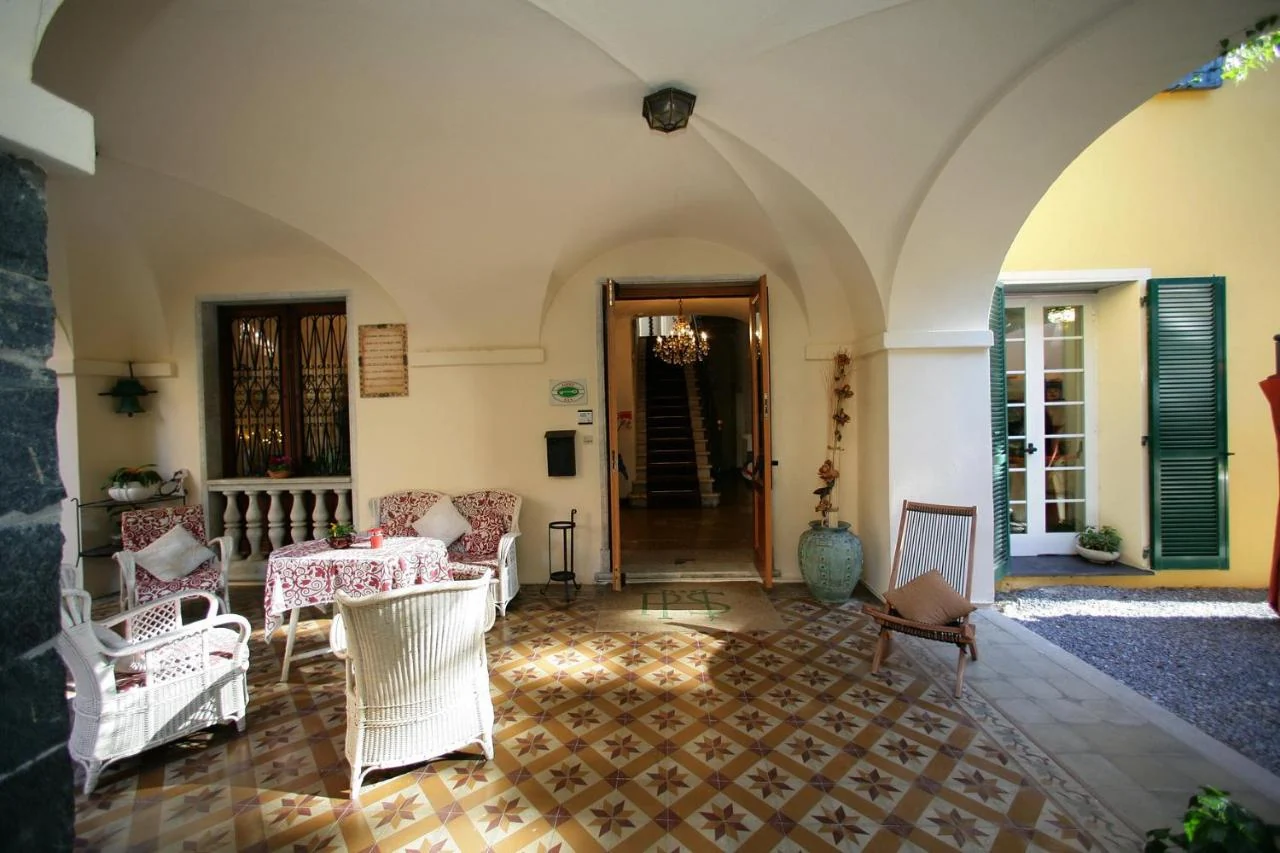 Gli interni della villa